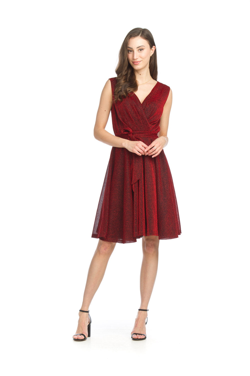 Robe scintillante rouge