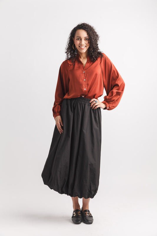 Blouse en satin