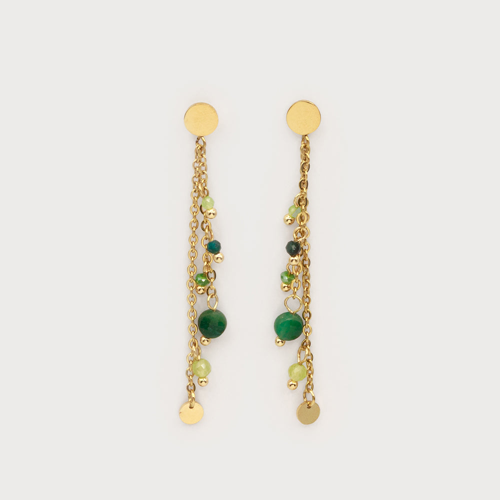 Boucles d'oreilles fines chaîne