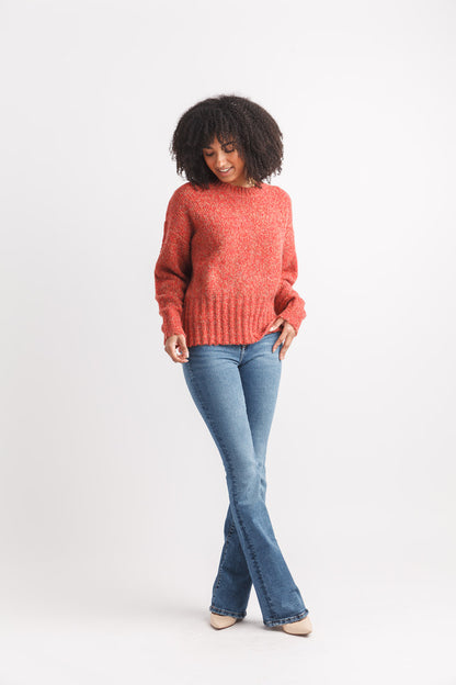 Tricot avec bordure côtelé