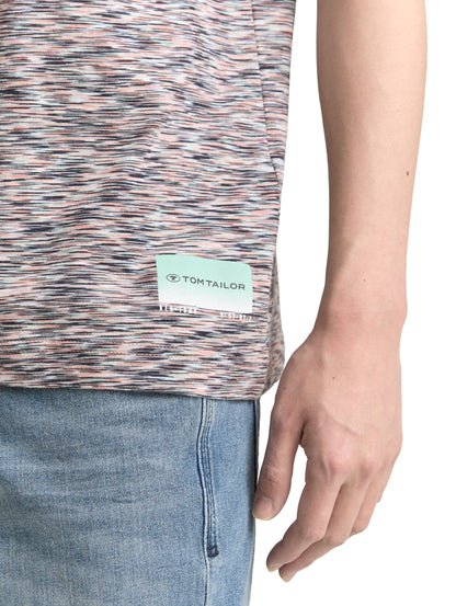 T-shirt au look chiné - 2 couleurs
