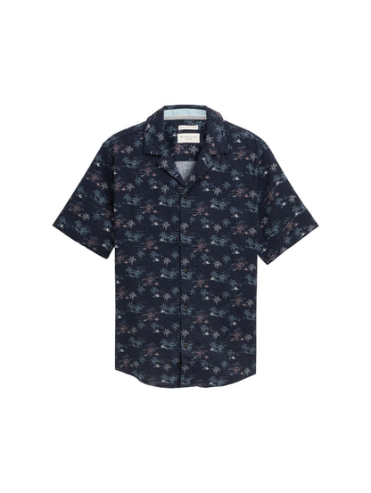 Chemise à motifs palmier