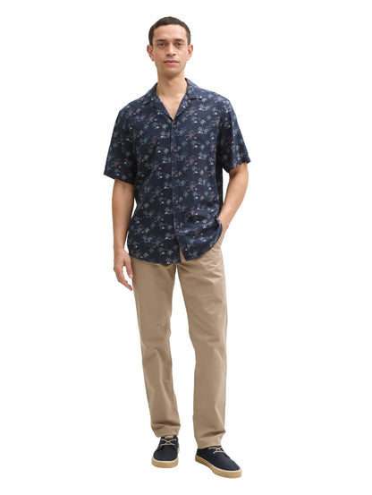 Chemise à motifs palmier