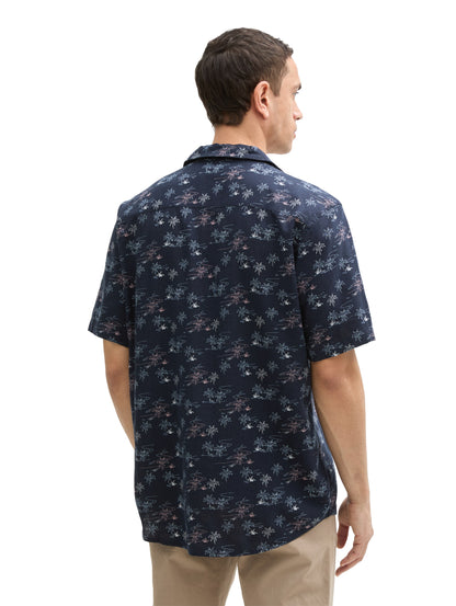 Chemise à motifs palmier