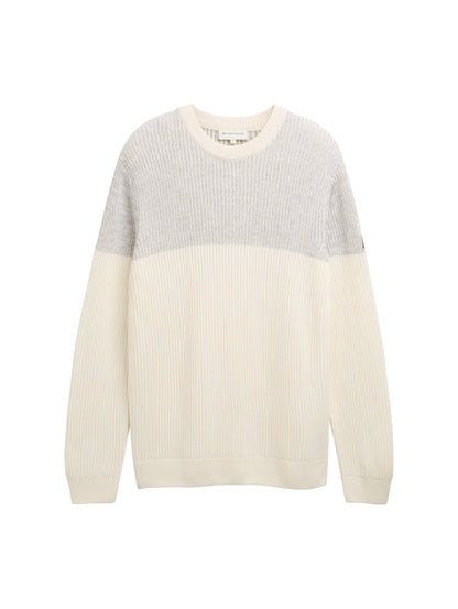 Pull en maille à col rond