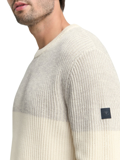 Pull en maille à col rond