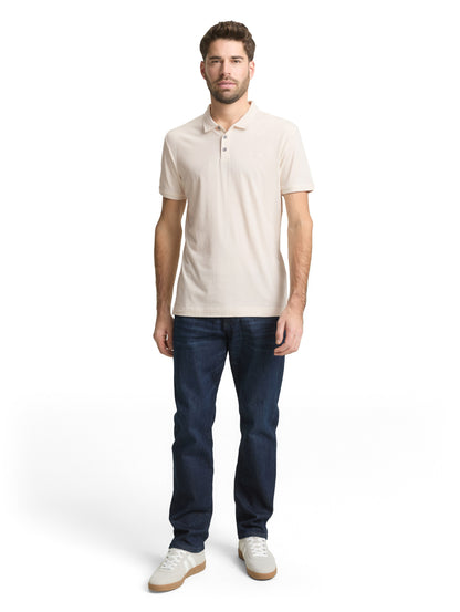 Polo ajusté avec logo imprimé