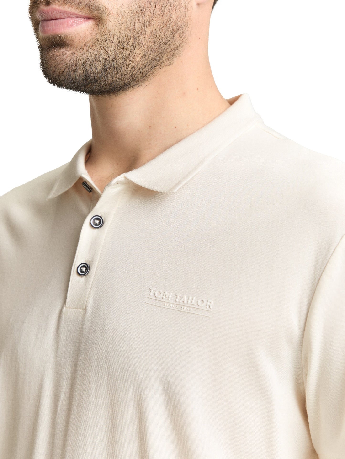 Polo ajusté avec logo imprimé