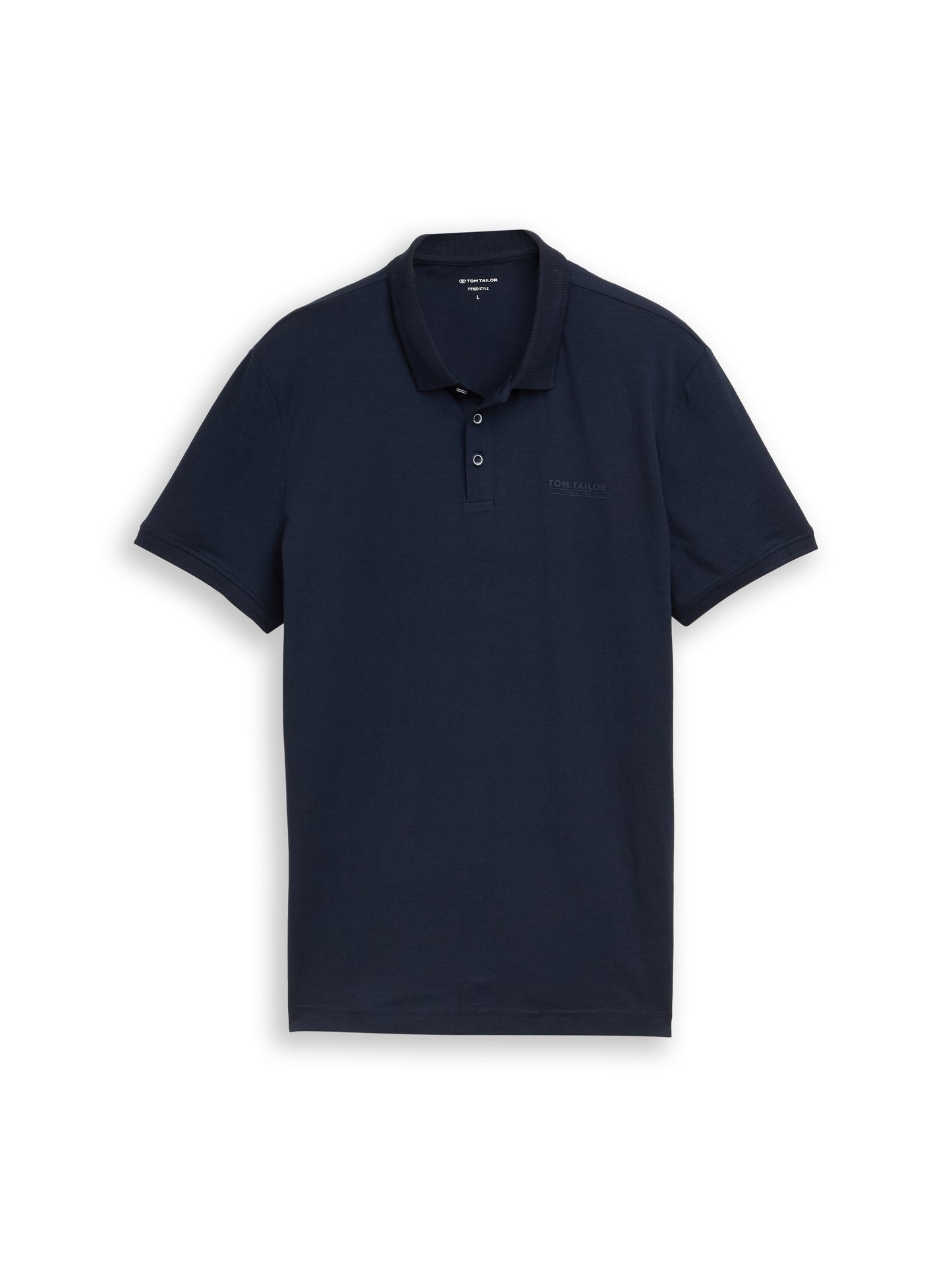 Polo ajusté avec logo imprimé