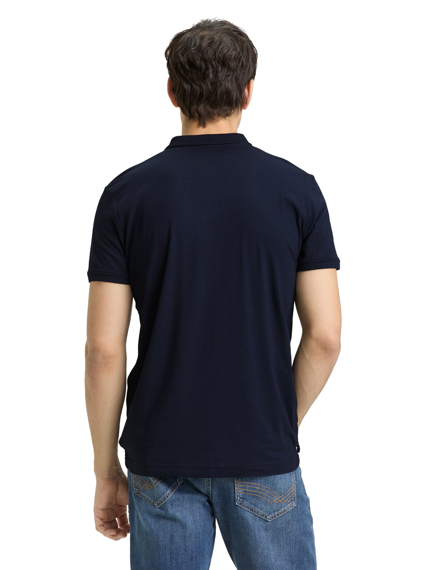 Polo ajusté avec logo imprimé