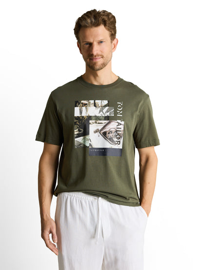 T-shirt graphique style vacances