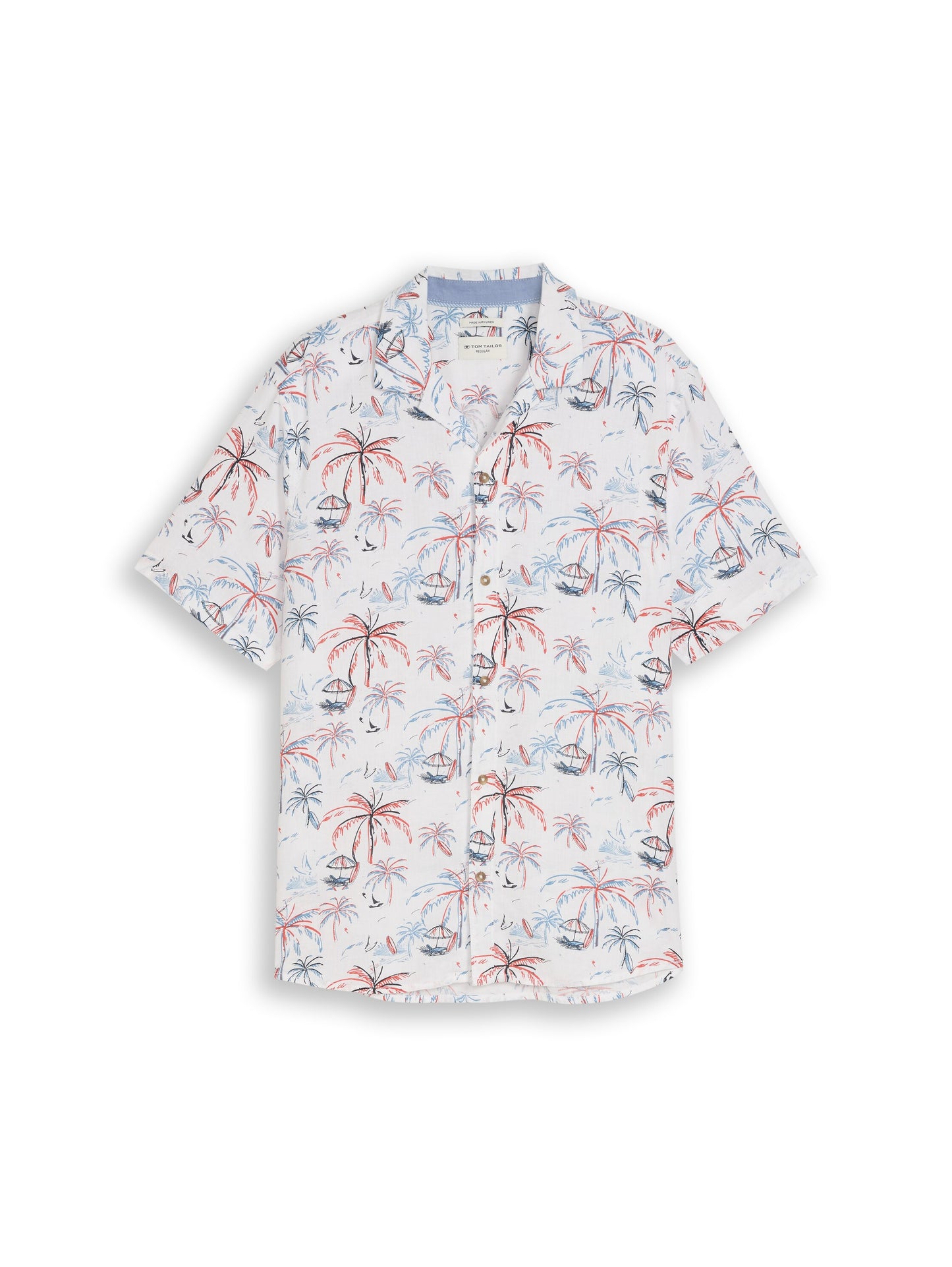 Chemise imprimée esprit vacances