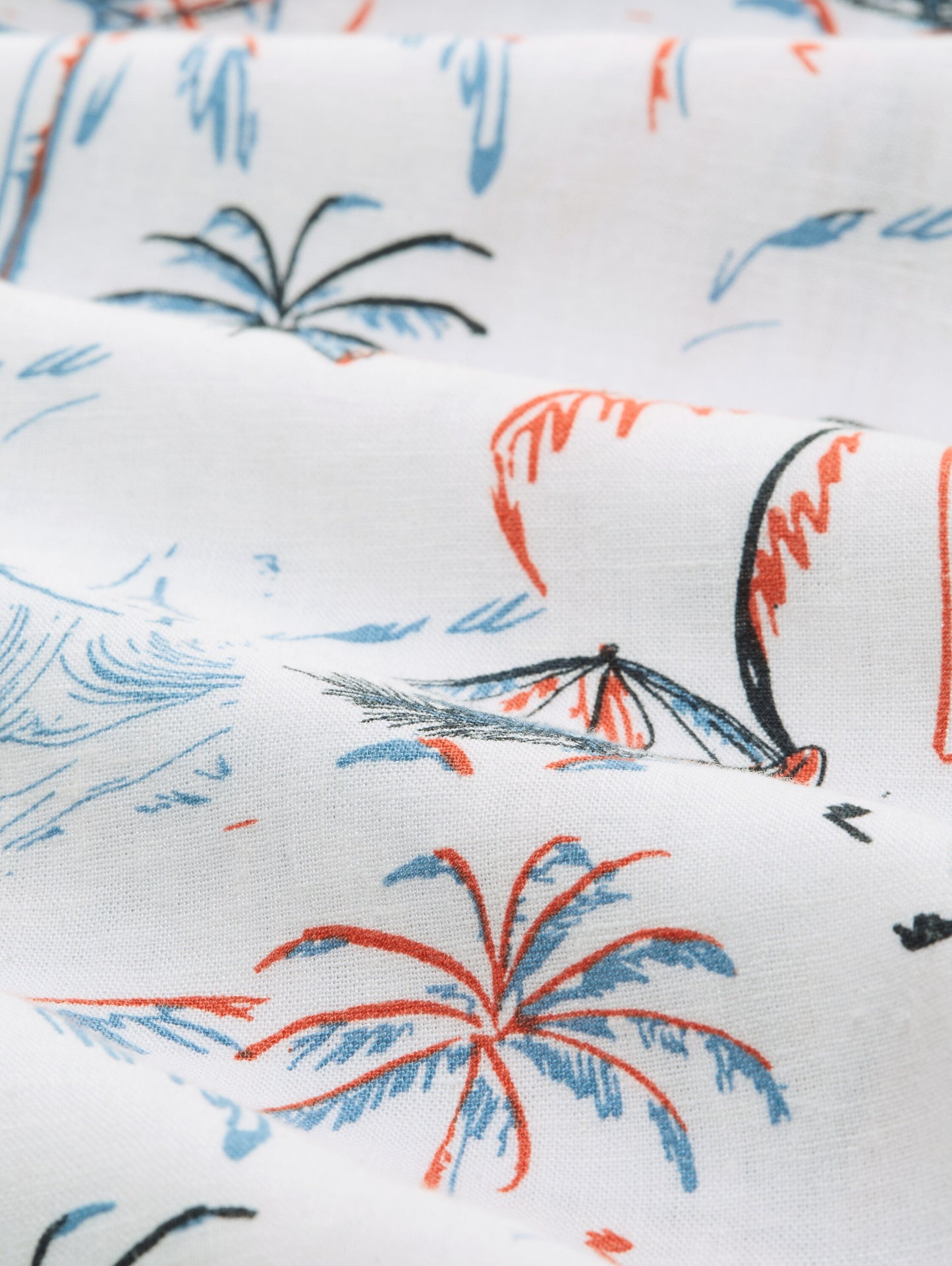 Chemise imprimée esprit vacances