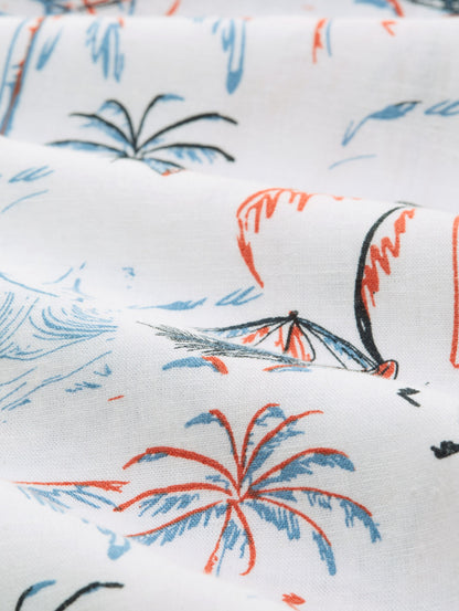 Chemise imprimée esprit vacances