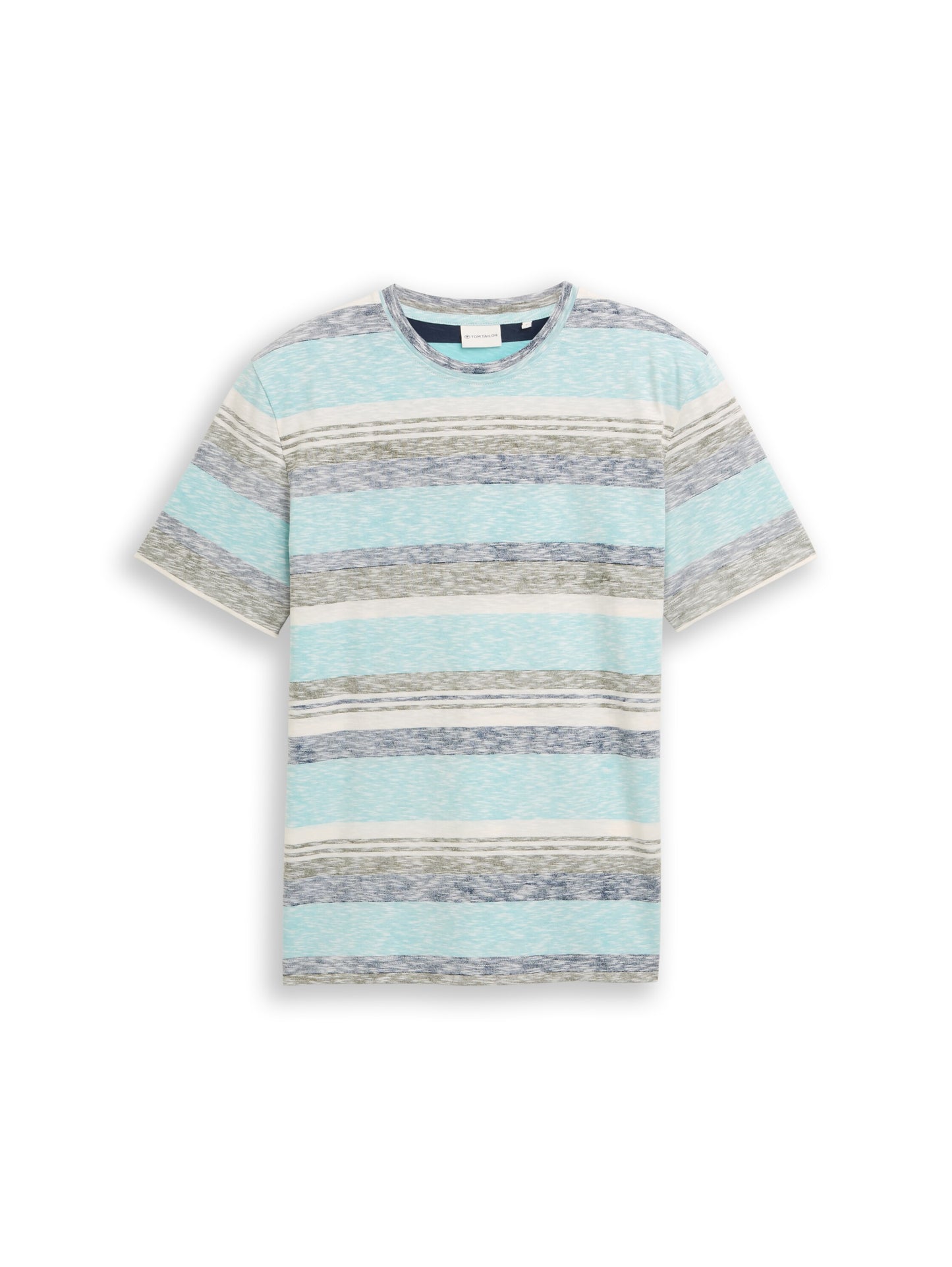 T-shirt rayé effet délavé