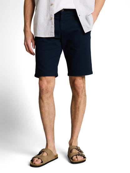 Short chino uni facile à porter