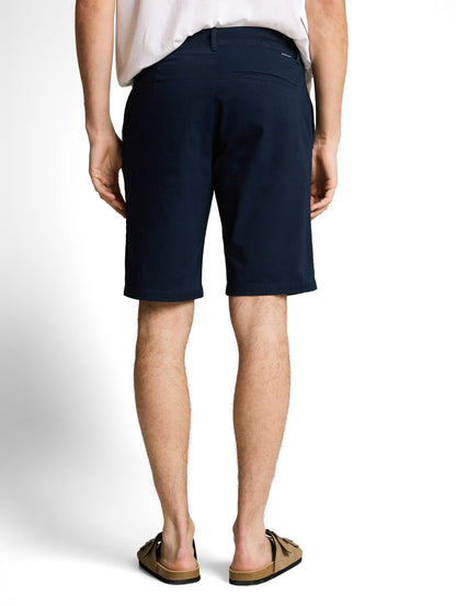 Short chino uni facile à porter