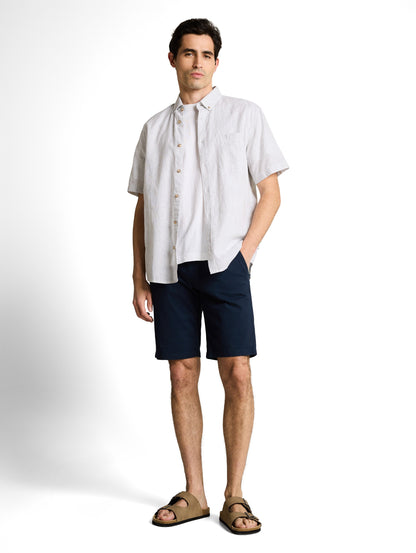 Short chino uni facile à porter
