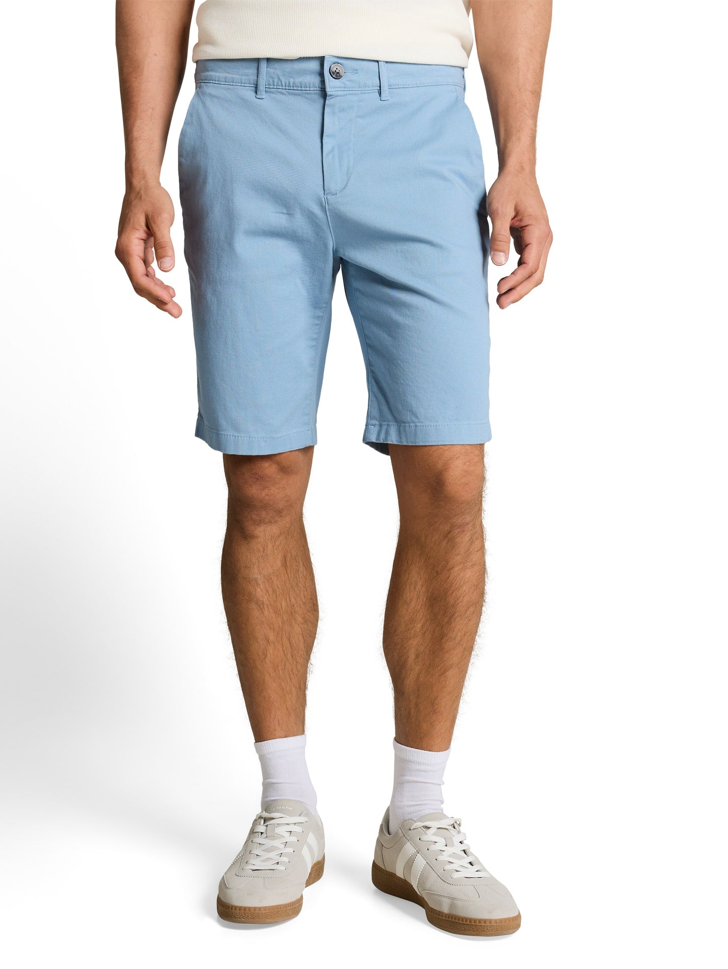 Short chino uni facile à porter