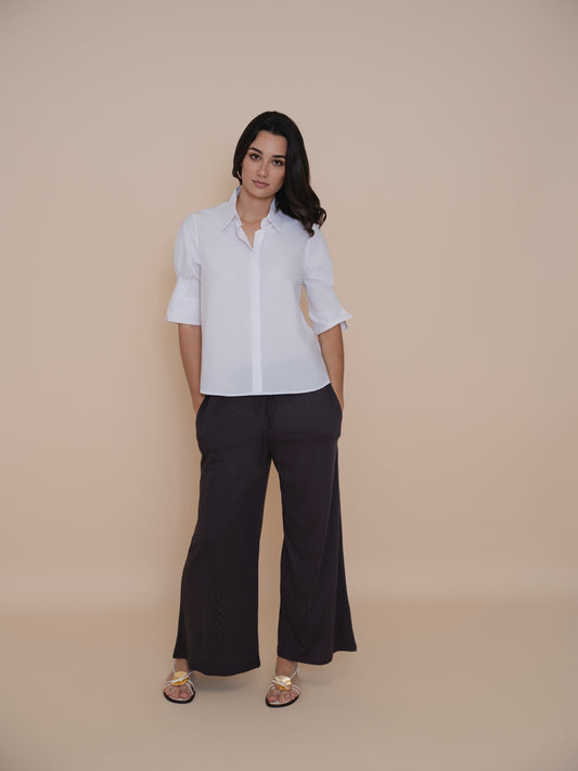 Pantalon large fluide au confort élégant