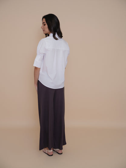 Pantalon large fluide au confort élégant