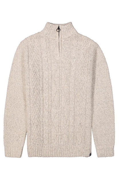 Pull en maille torsadée