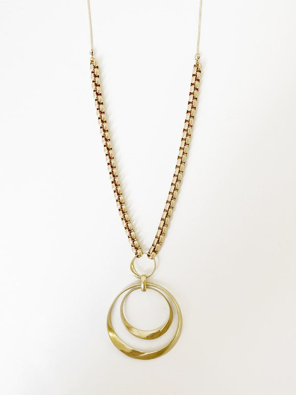 1445-GLD Collier Caracol