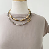 1457-GRY-S Collier Caracol