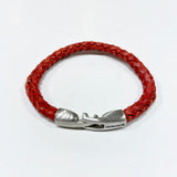 Bracelet Lisboa - Cuir Rouge